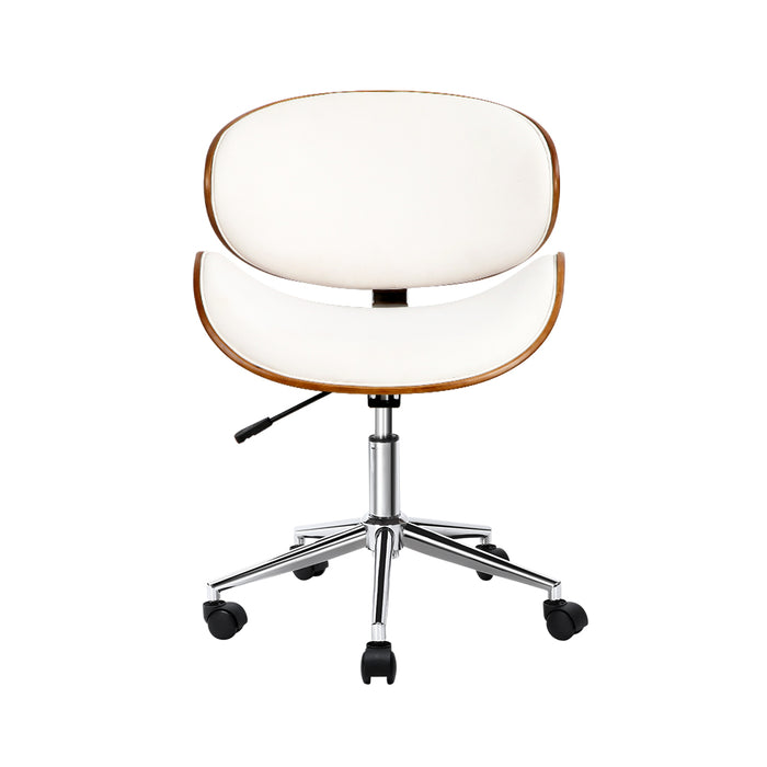 Leather Office Chair White