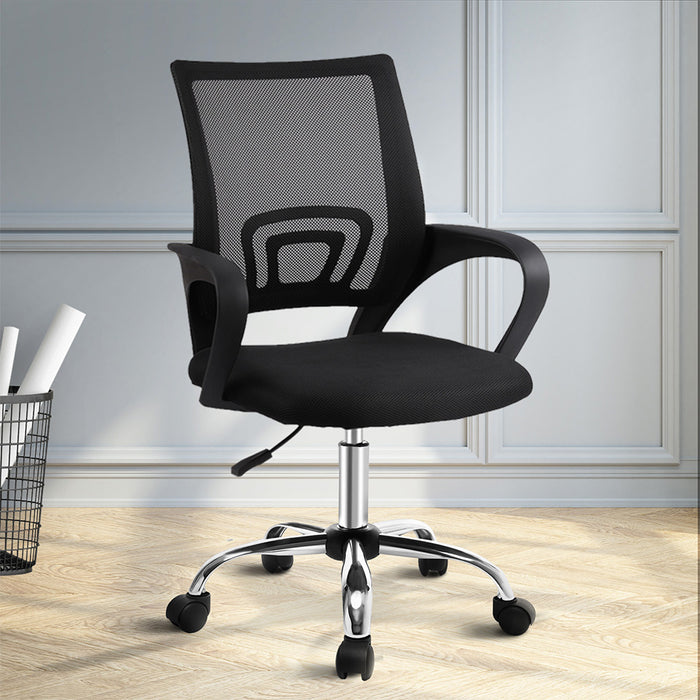 Office Chair Gaming Chair Computer Mesh Chairs Executive Mid Back Black