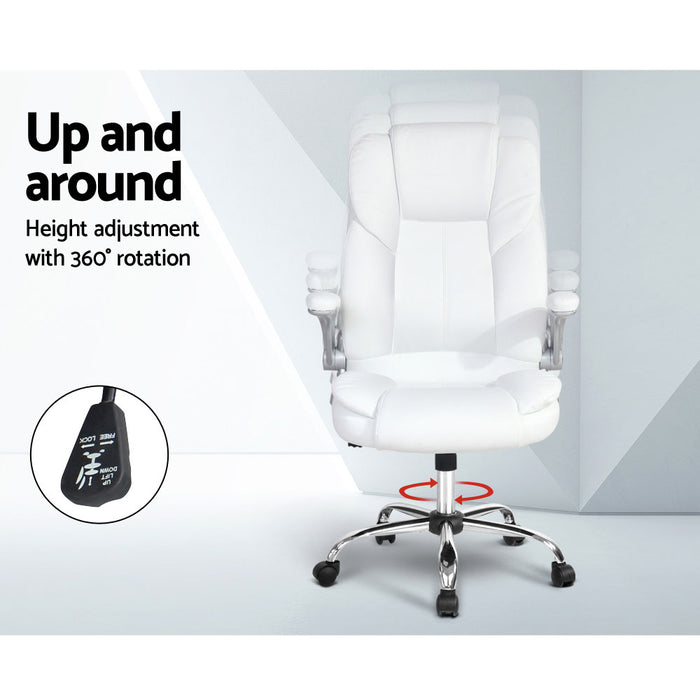 Kea Executive Office Chair Leather White