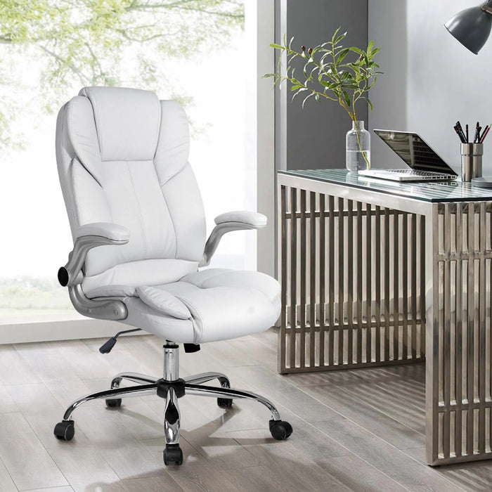 Kea Executive Office Chair Leather White