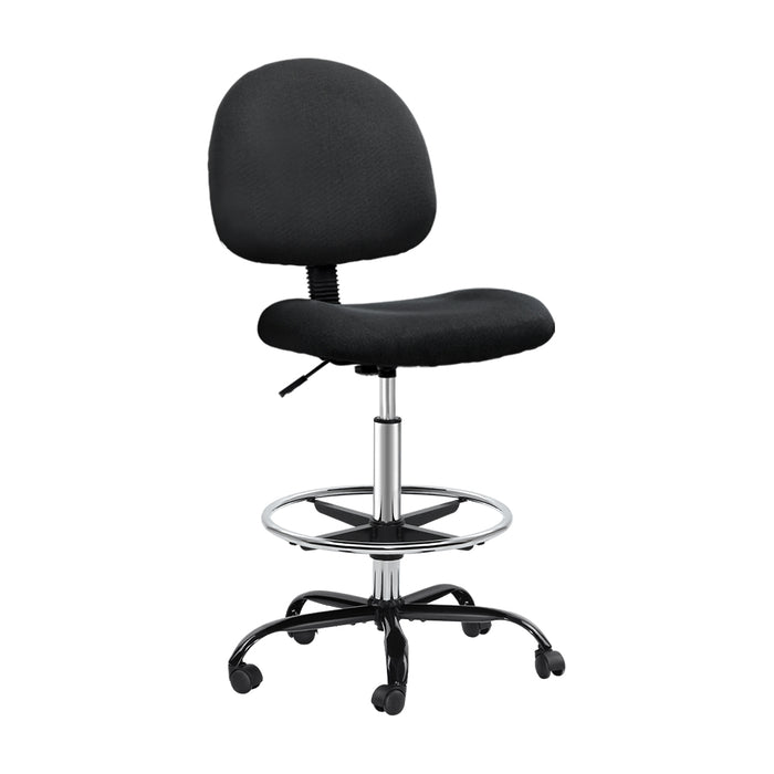 Office Chair Veer Drafting Stool Fabric Chairs Black