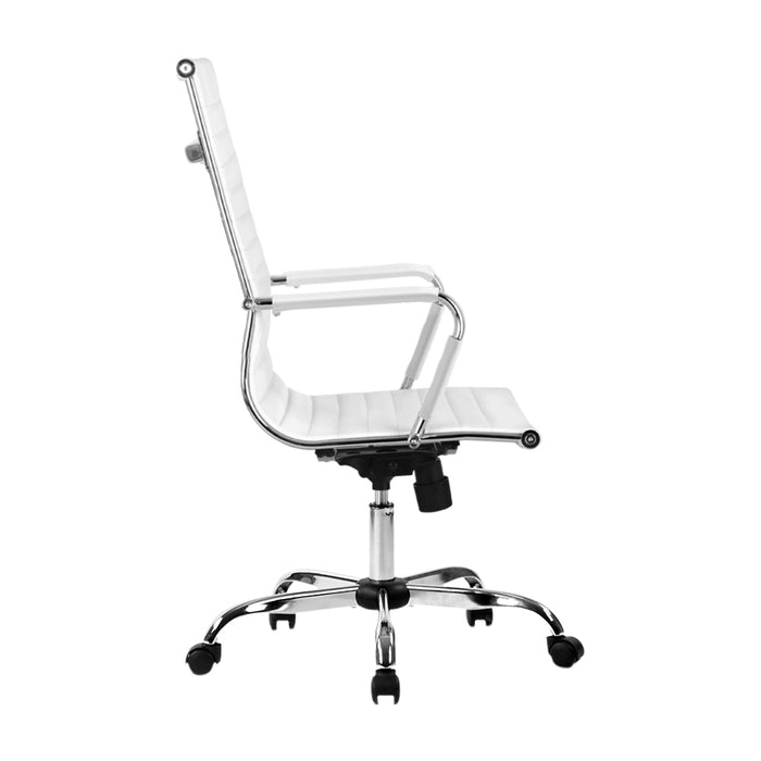 Gaming Office Chair Computer Desk Chairs Home Work Study White High Back