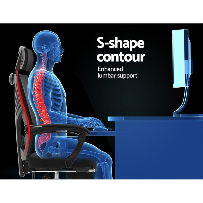 Gaming Office Chair Computer Desk Chair Home Work Recliner Black