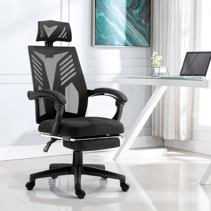 Gaming Office Chair Computer Desk Chair Home Work Recliner Black