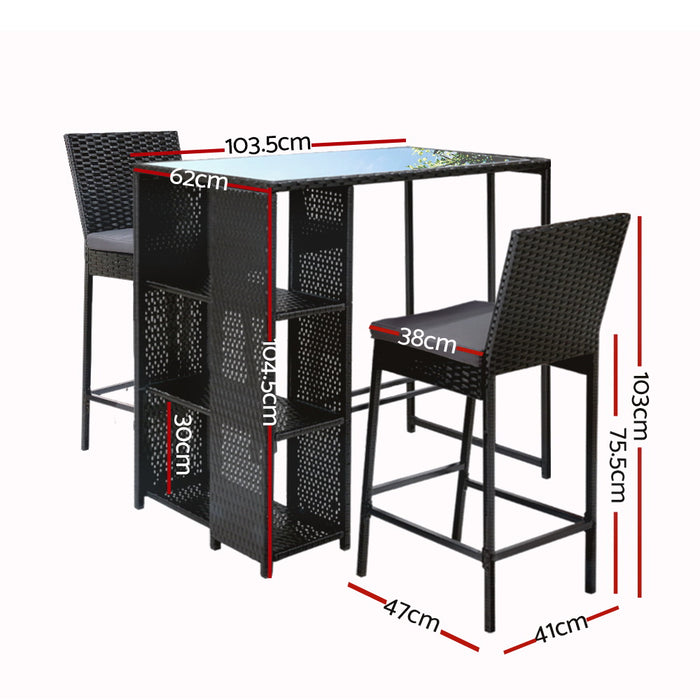 Scarlett Outdoor Bar Set