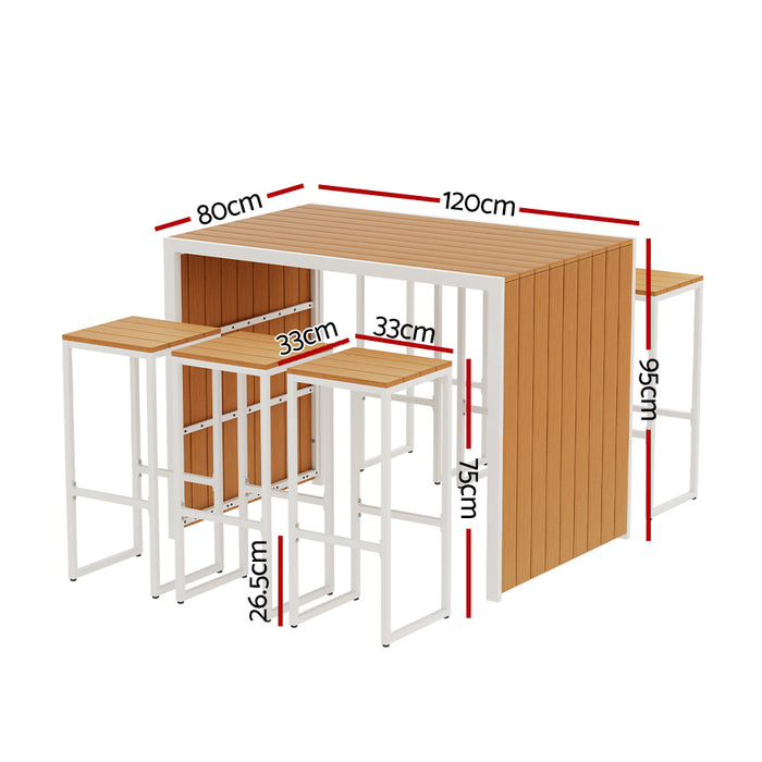 Ryann Outdoor Bar Set