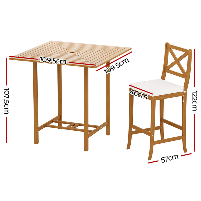 Alison Outdoor Bar Table 4 Seater