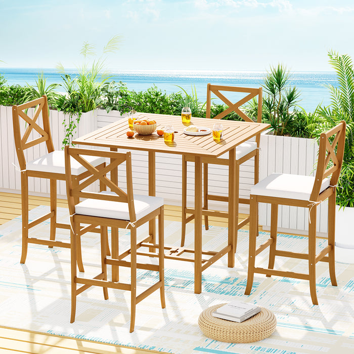 Alison Outdoor Bar Table 4 Seater