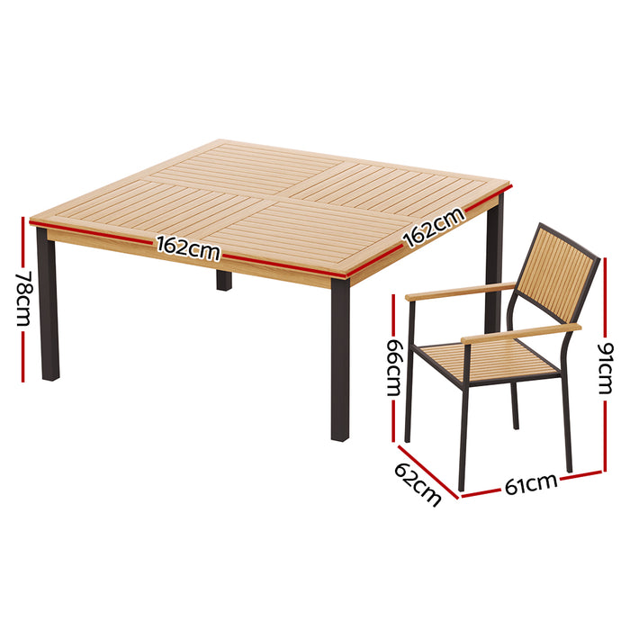 Camilia Outdoor Dining Set - 8 Seater