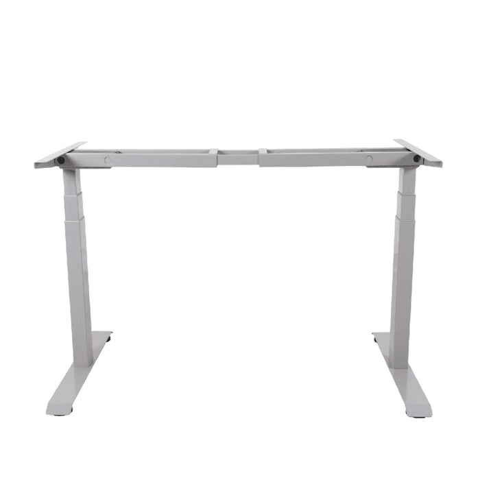 Adjustable Desk Riser Frame - Two Leg Stand (Grey) EK-DRF-101-NT