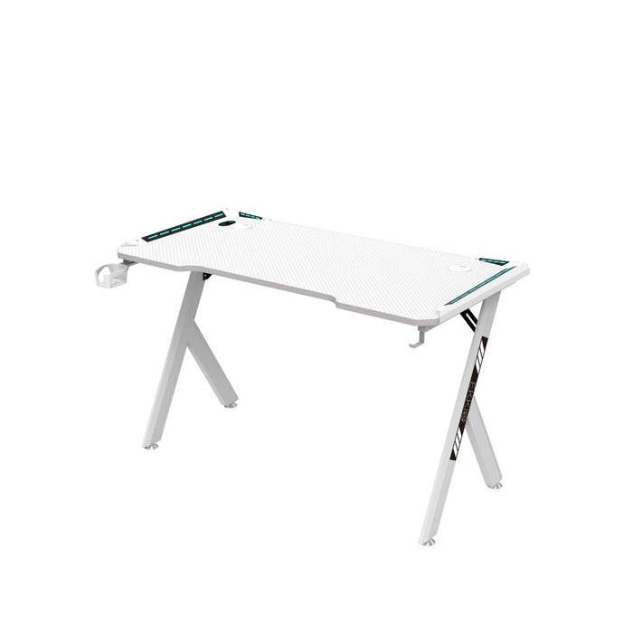 RGB Gaming Desk Y Shape White 140cm EK-GD-104-AL