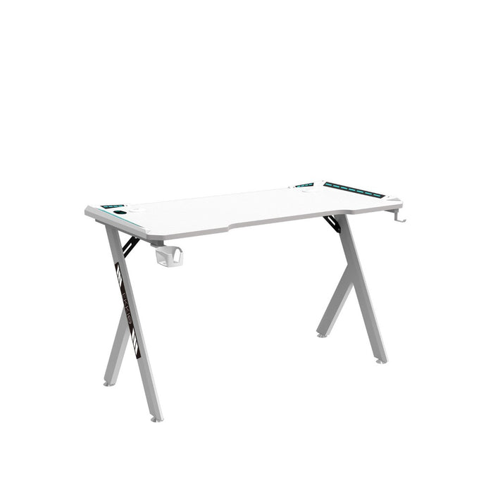 RGB Gaming Desk Y Shape White 140cm EK-GD-104-AL