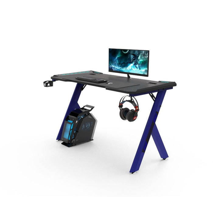 RGB Gaming Desk Y Shape Blue 140cm EK-GD-103-AL