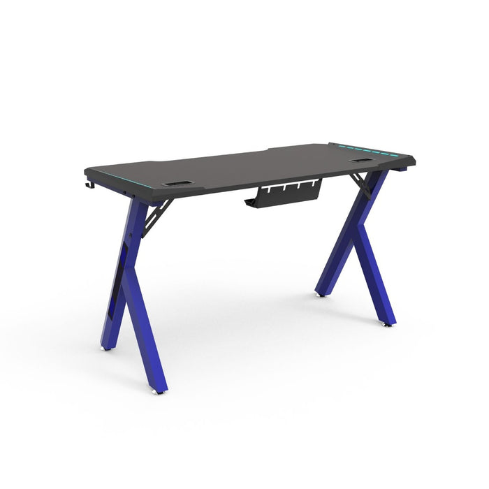 RGB Gaming Desk Y Shape Blue 140cm EK-GD-103-AL