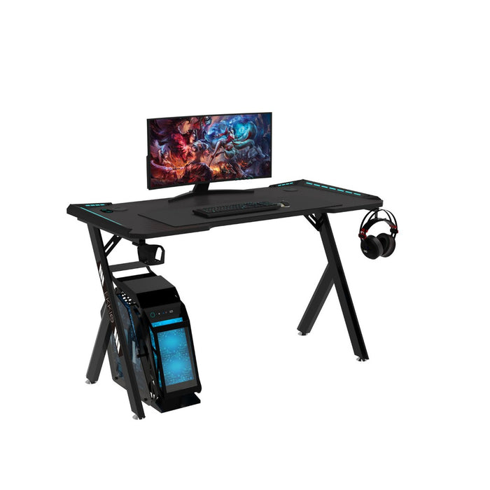 RGB Gaming Desk Y Shape Black 120cm EK-GD-101-AL