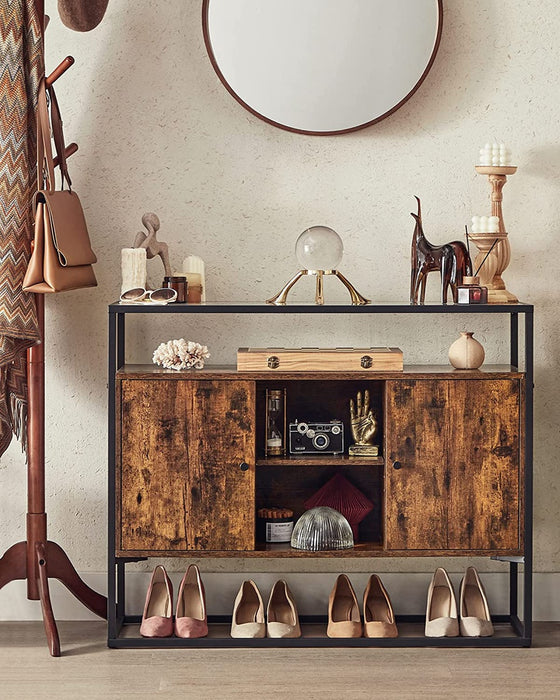 Sideboard Rustic Brown and Black LSC014B01