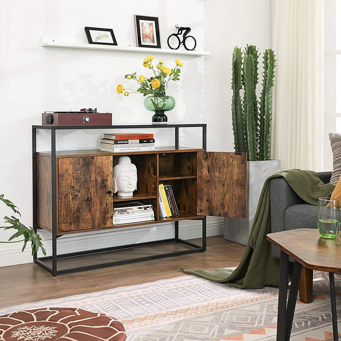 Sideboard Rustic Brown and Black LSC014B01