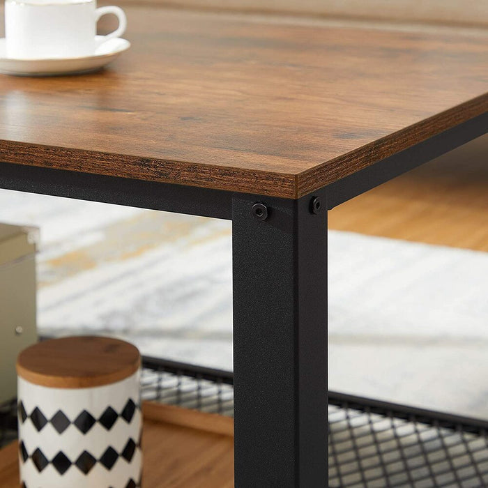 Coffee Table Rustic Brown LCT61X