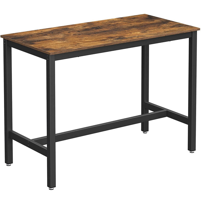 Bar Table Industrial Kitchen Table Dining Table With Solid Metal Frame