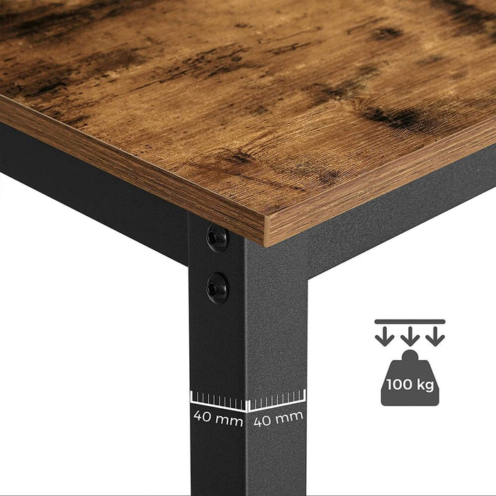 Bar Table Industrial Kitchen Table Dining Table With Solid Metal Frame