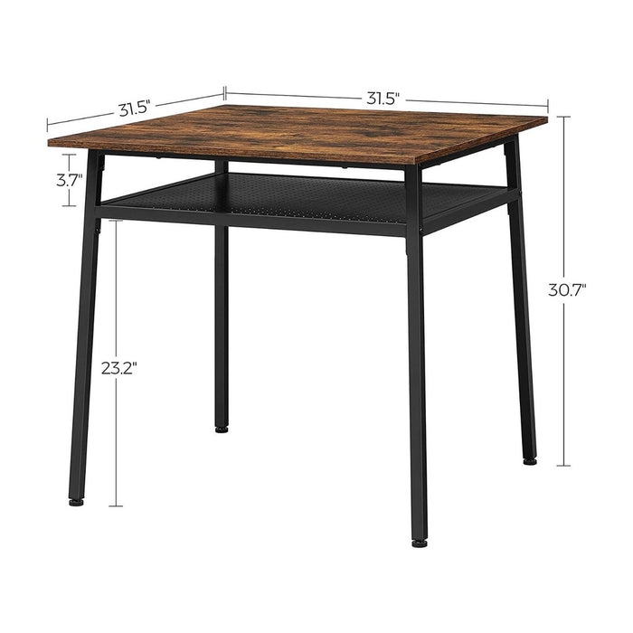 Dining Table with Storage Compartment KDT008B01