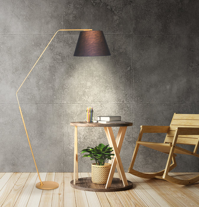 Arc Floor Lamp with Empire Shade