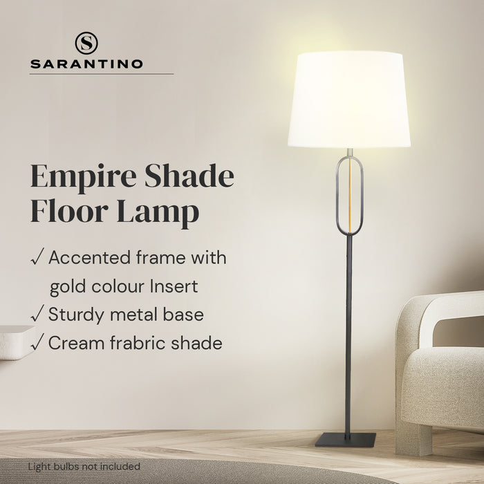 Classic Floor Lamp with Empire Shade