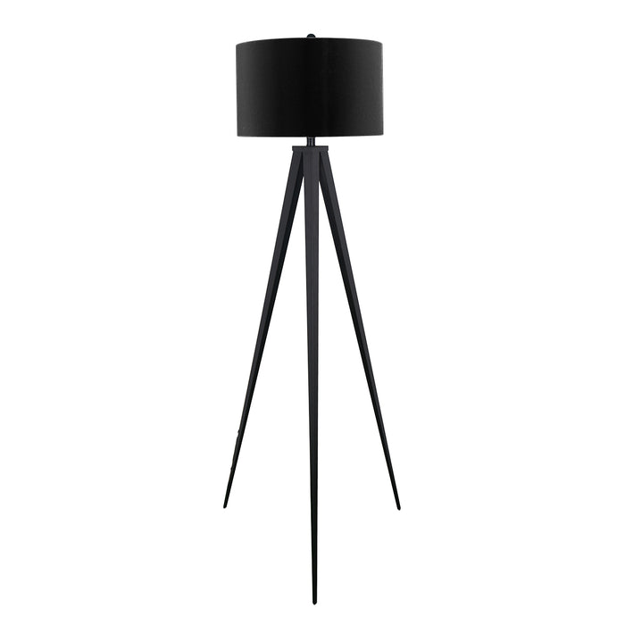 Minimalist Modern Tripod Floor Lamp Black