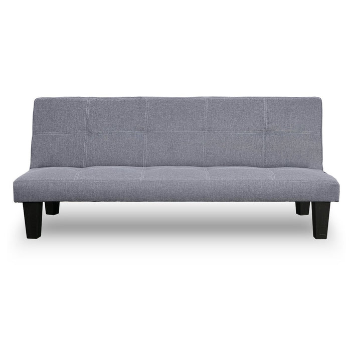 Sofa Bed Lounge Couch Futon Furniture Seat Adjustable Suite Dark Grey