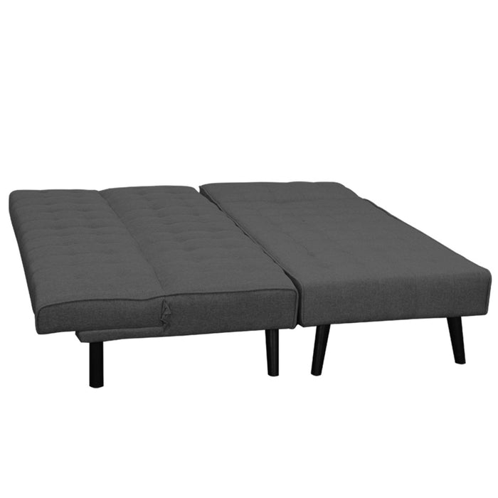 3-seater Corner Sofa Bed Lounge Chaise Couch - Dark Grey