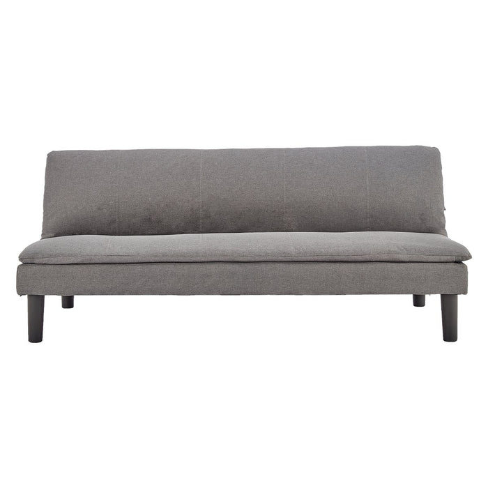 3 Seater Modular Faux Linen Fabric Sofa Bed Couch -Dark Grey