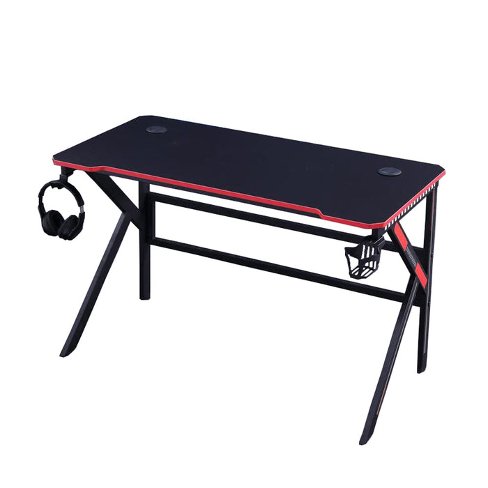 120cm Gaming Desk Desktop PC Computer Desks Desktop Racing Table Office Laptop Y-legs Red