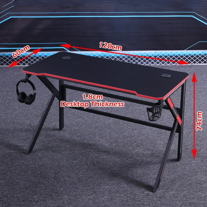 Gaming Desk Desktop PC Computer Desks Desktop Racing Table Office Laptop Home AU 140cm