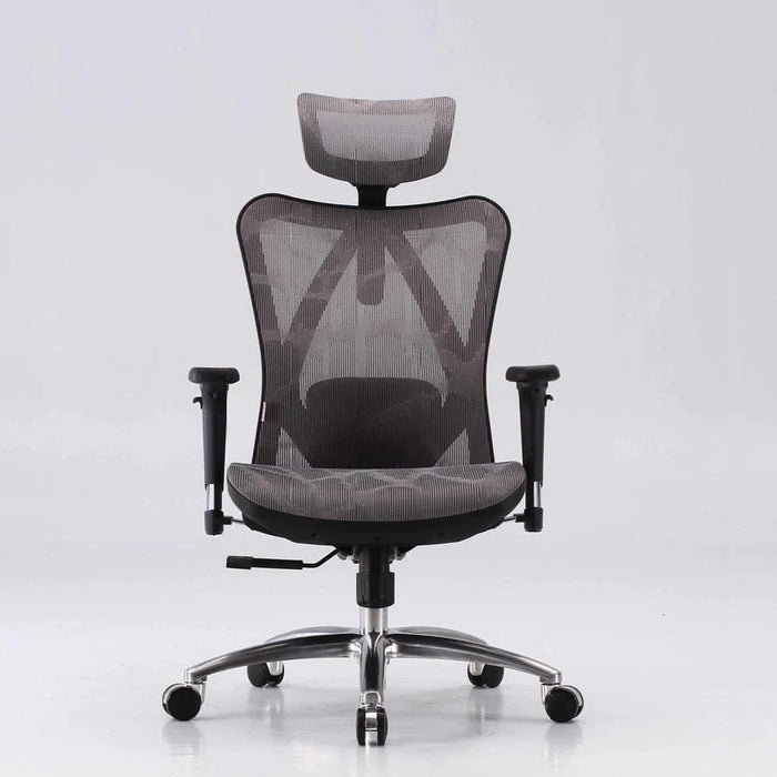 M57 Ergonomic Office Chair, Computer Chair Desk Chair High Back Chair Breathable,3D Armrest and Lumbar Support Grey without Footrest