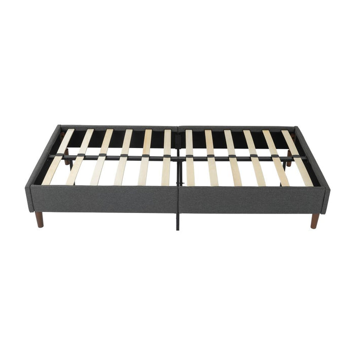 Bed Frame Mattress Foundation (Dark Grey) &#8211; Single