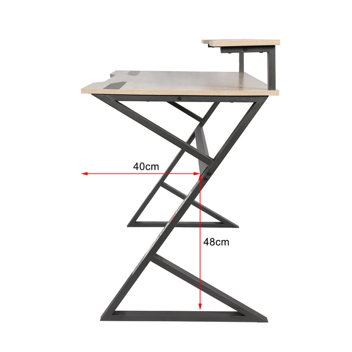 Computer Desk, Sturdy Home Office Gaming Desk for Laptop, Modern Simple Style Writing Table, Multipurpose Workstation