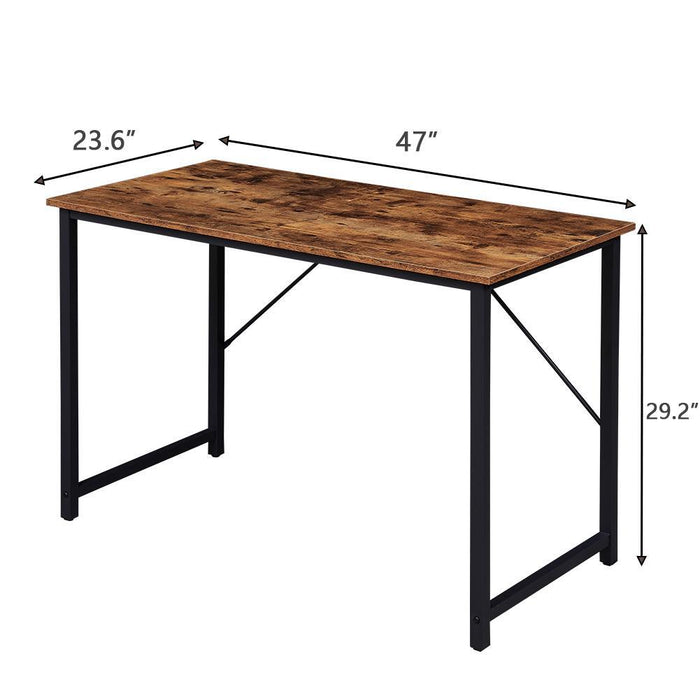 Computer Desk, Sturdy Home Office Desk for Laptop, Modern Simple Style Writing Table, Multipurpose Workstation