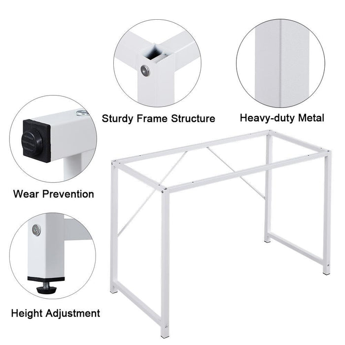 Computer Desk, Sturdy Home Office Gaming Desk for Laptop, Modern Simple Style Table, Multipurpose Workstation