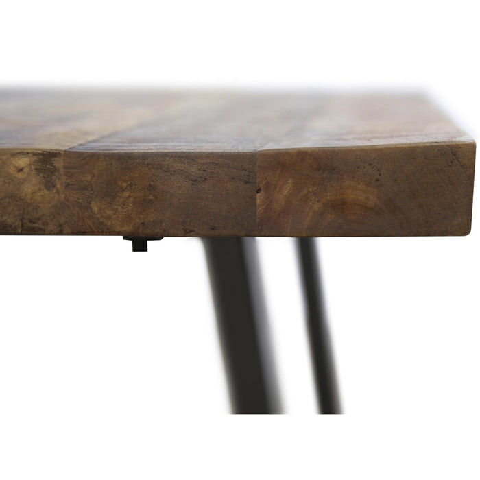 Begonia Console Table 140cm Live Edge Solid Mango Wood Unique Furniture -Natural