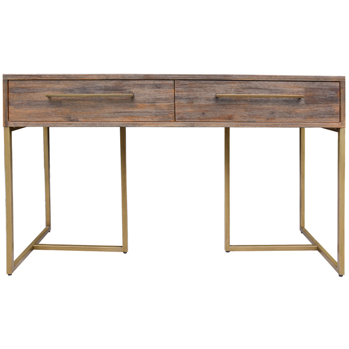 Tuberose Console Hallway Entry Table 120cm Solid Acacia Timber Wood - Brown