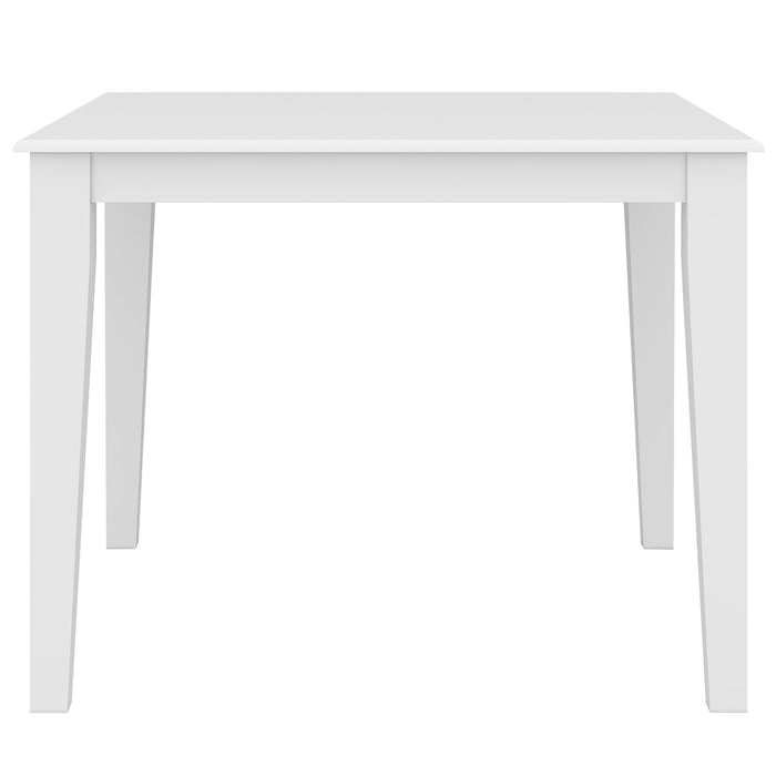 Daisy Dining Table 100cm Solid Acacia Timber Wood Hampton Furniture - White