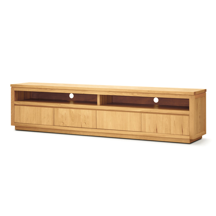 Rosemallow ETU Entertainment TV Unit 235cm 4 Drawer Solid Messmate Timber Wood