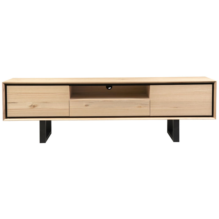 Aconite ETU Entertainment TV Unit 210cm Solid Messmate Timber Wood - Natural