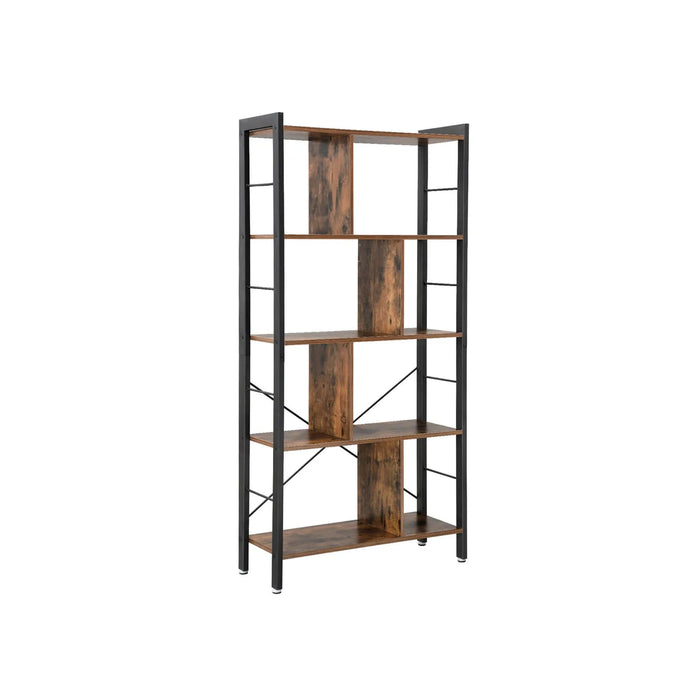 4 Tier Bookshelf with Compartments