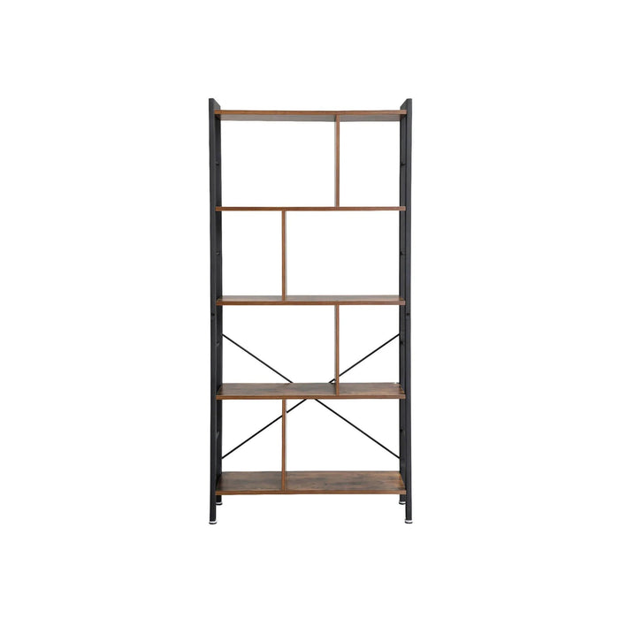 4 Tier Bookshelf with Compartments