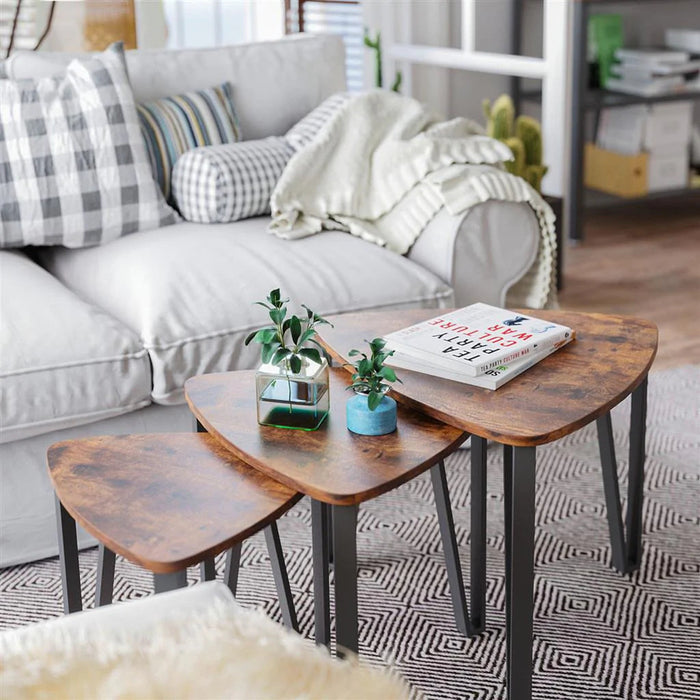 3 Piece Nesting Coffee Tables Set