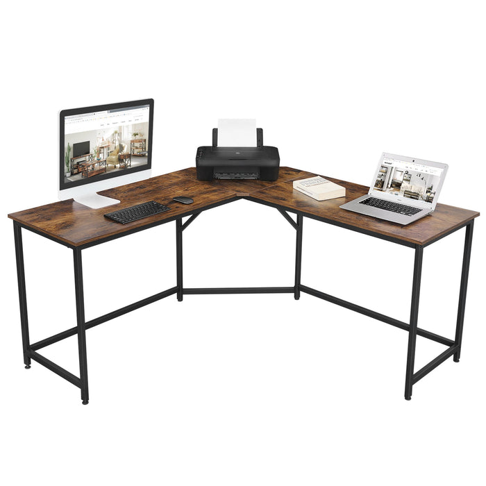 L-Shaped Computer Desk, Corner Desk for Study, Home Office, Gaming 149 x 149 x 75 cm