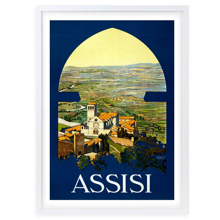 Wall Art's Assisi Large 105cm x 81cm Framed A1 Art Print