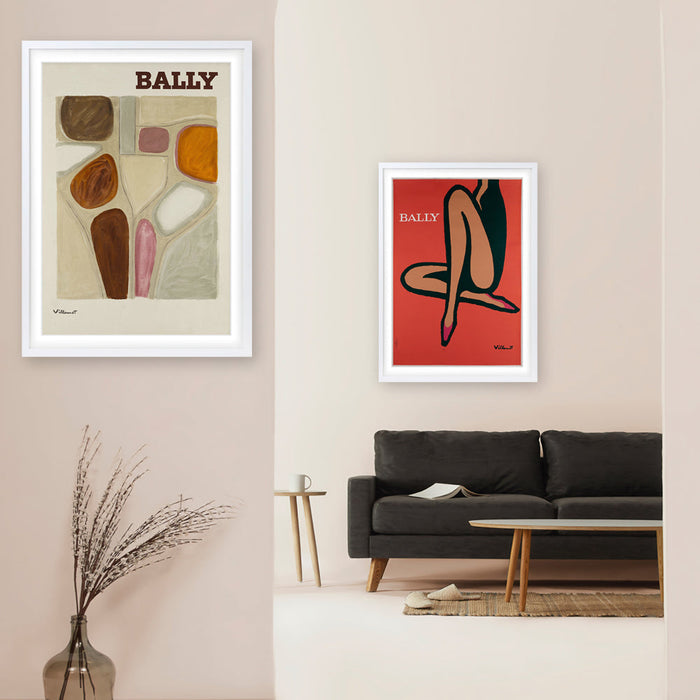 Wall Art's Bally 10 Large 105cm x 81cm Framed A1 Art Print