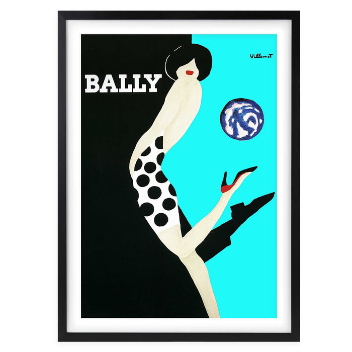 Wall Art's Bally 12 Large 105cm x 81cm Framed A1 Art Print